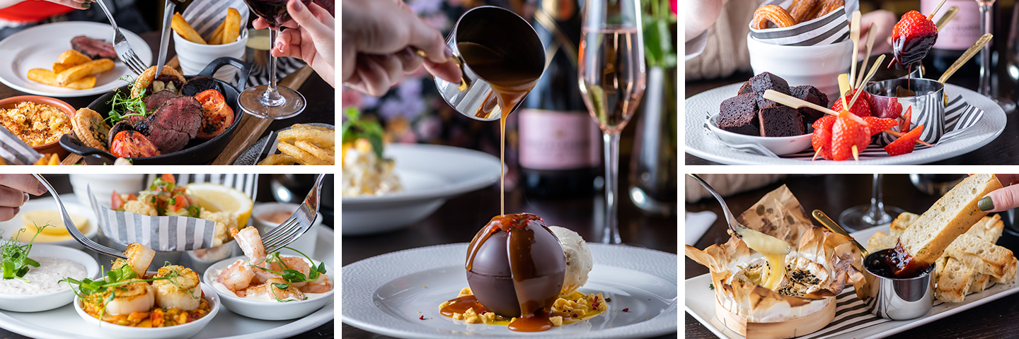 Delicious food on The Green Man Valentine’s restaurant menu in Trumpington