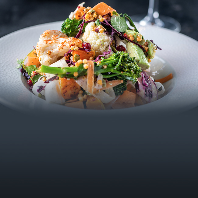 Vegan menu at The Green Man