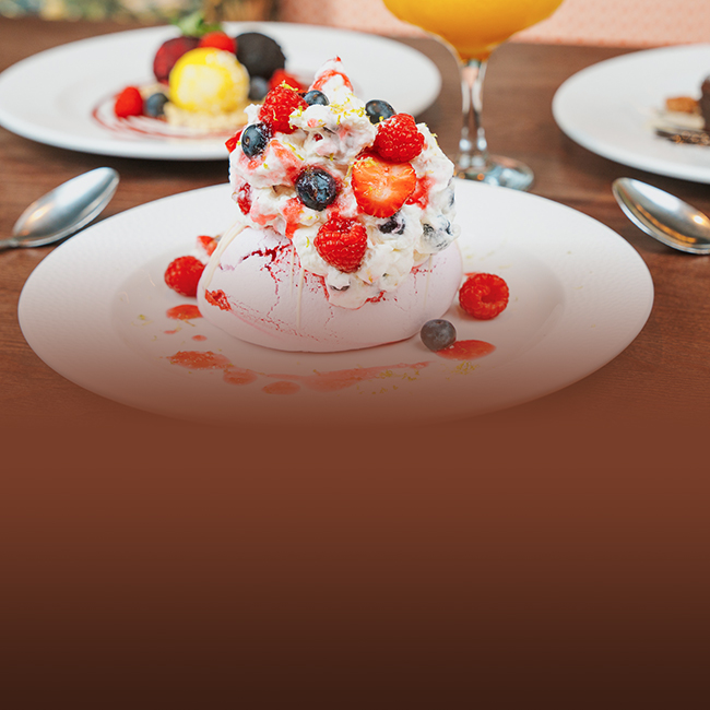 Dessert menu at The Green Man