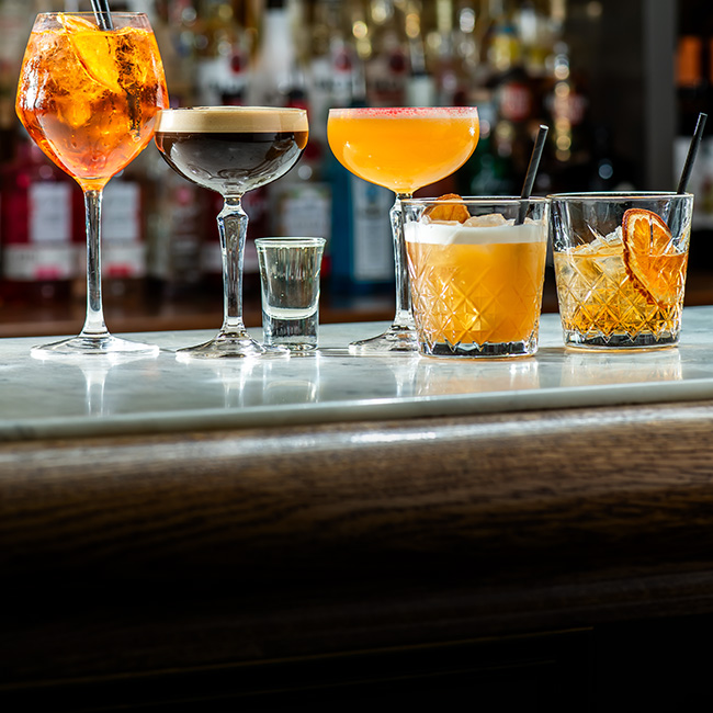 Wine & Drinks menu at The Green Man