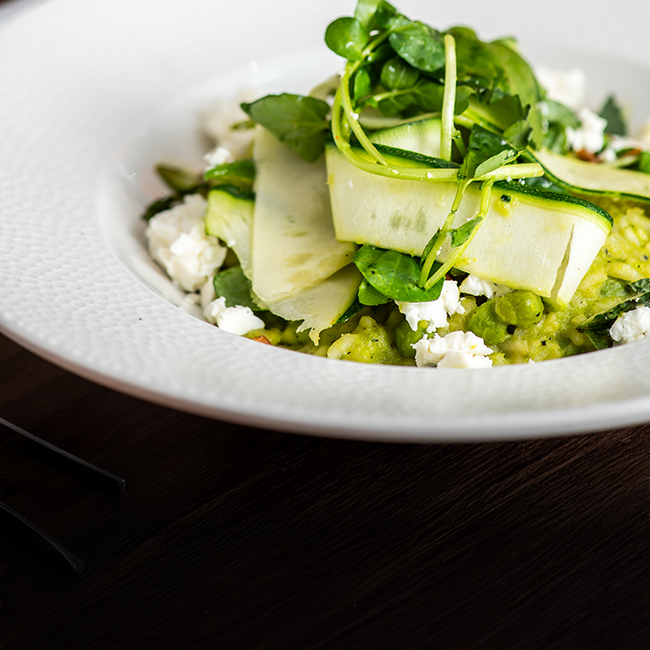 Vegan menu at The Green Man