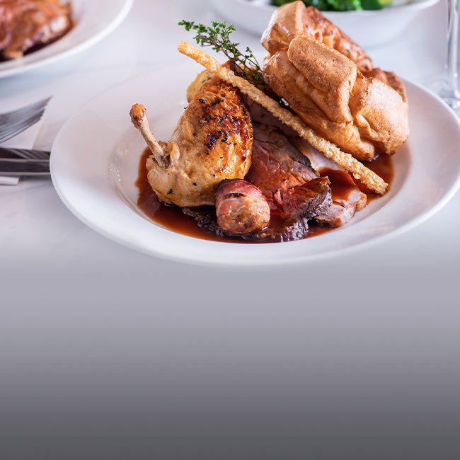 Sunday menu at The Green Man