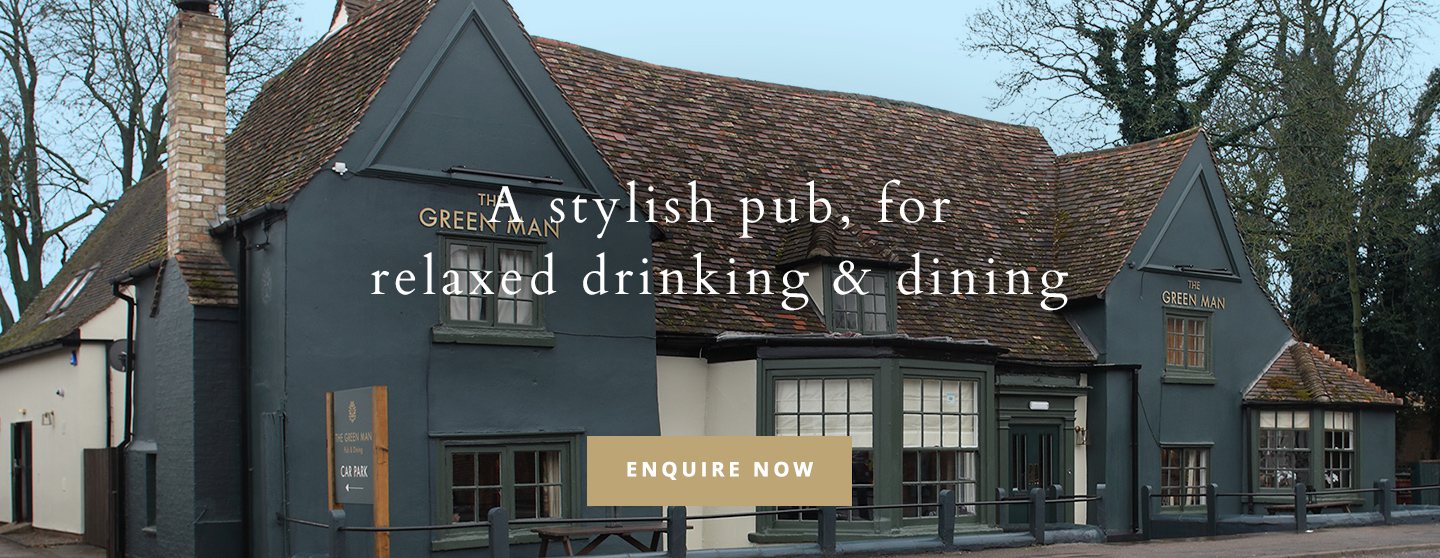 The Green Man Pub & Restaurant in Trumpington, Cambridgeshire